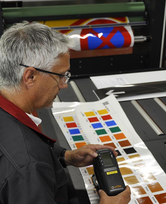 Calibrage colorimétrique - Fabrication Française Contrôle conformité colorimétrie- Fabrication Française