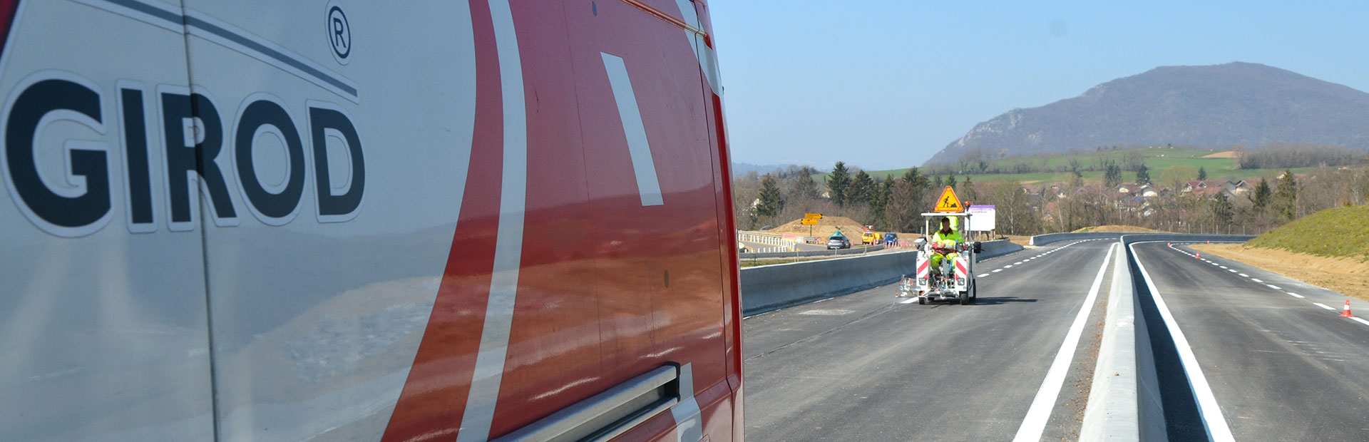 Travaux de marquage au sol